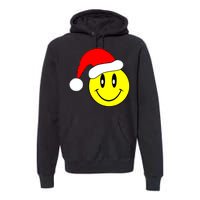 Happy Santa Smile Face Premium Hoodie