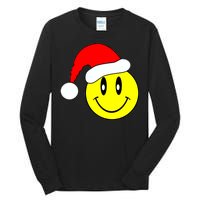 Happy Santa Smile Face Tall Long Sleeve T-Shirt