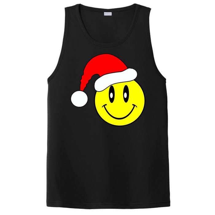 Happy Santa Smile Face PosiCharge Competitor Tank