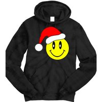 Happy Santa Smile Face Tie Dye Hoodie