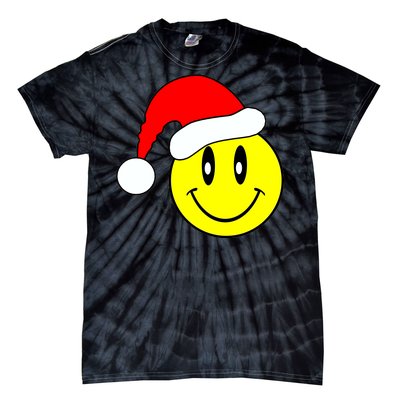 Happy Santa Smile Face Tie-Dye T-Shirt