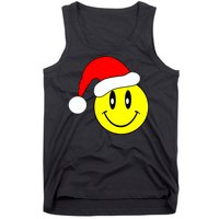 Happy Santa Smile Face Tank Top