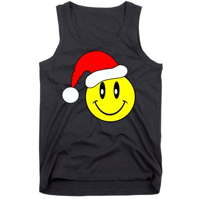 Happy Santa Smile Face Tank Top