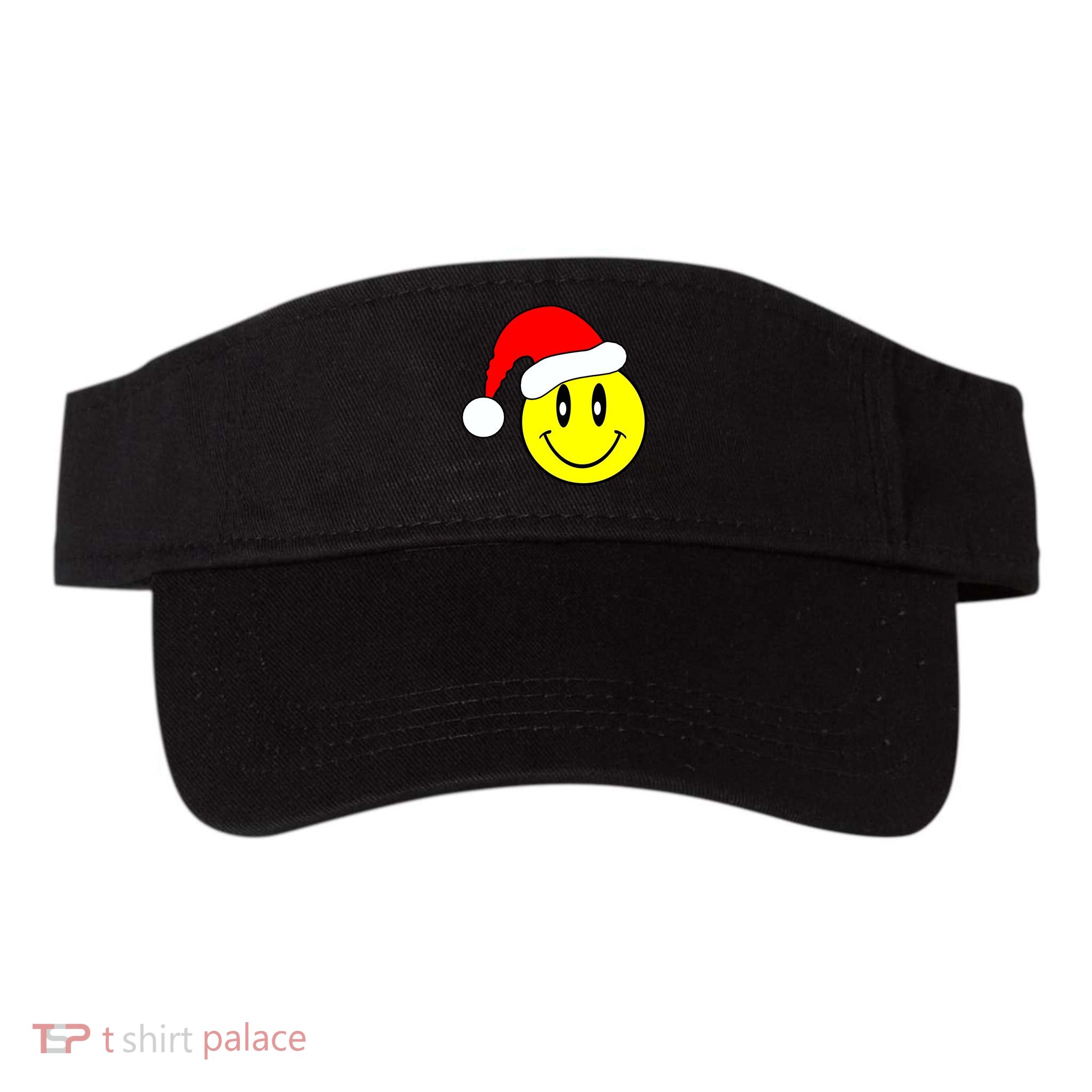 Happy Santa Smile Face Valucap Bio-Washed Visor