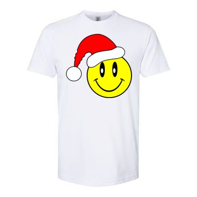 Happy Santa Smile Face Softstyle CVC T-Shirt