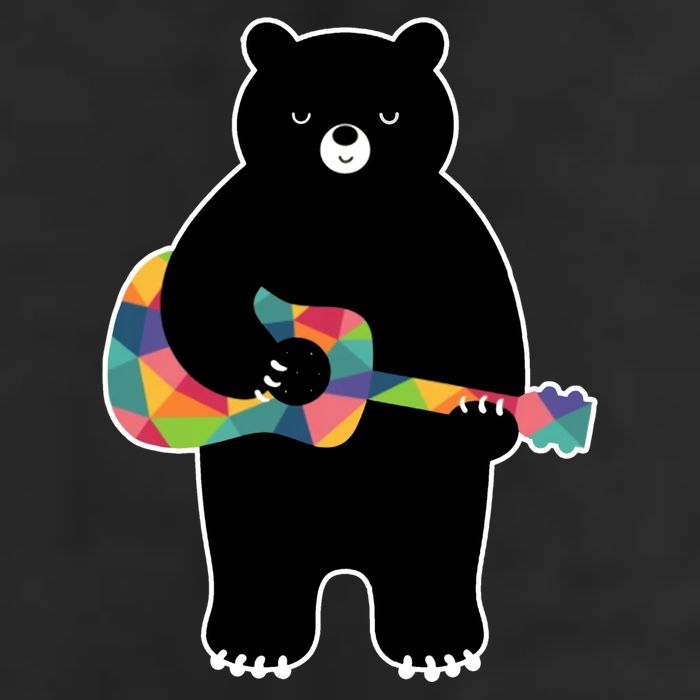 Happy Song Bear Guitar Cool Comfort Performance Bucket Hat