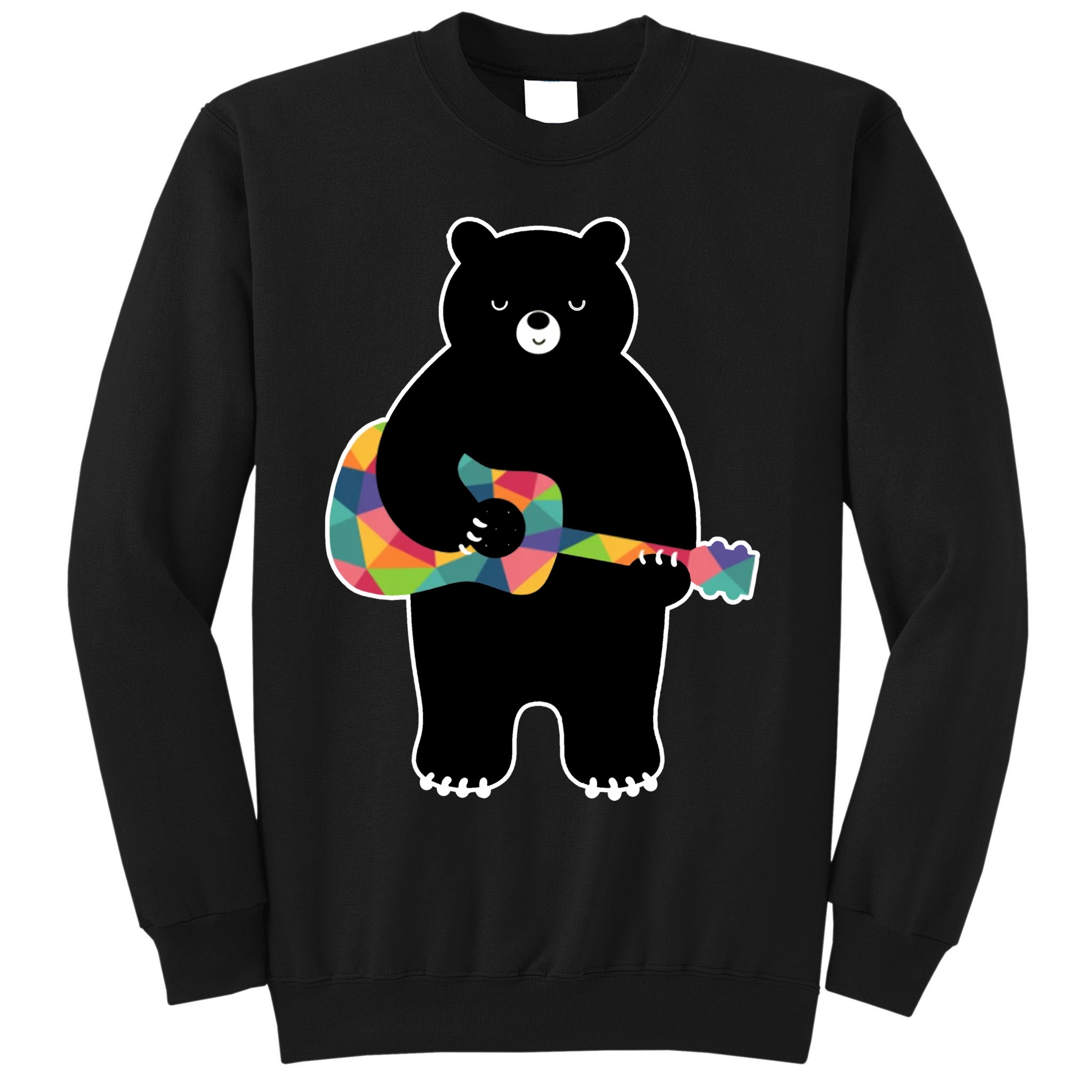 Happy Song Bear Guitar Sweatshirt