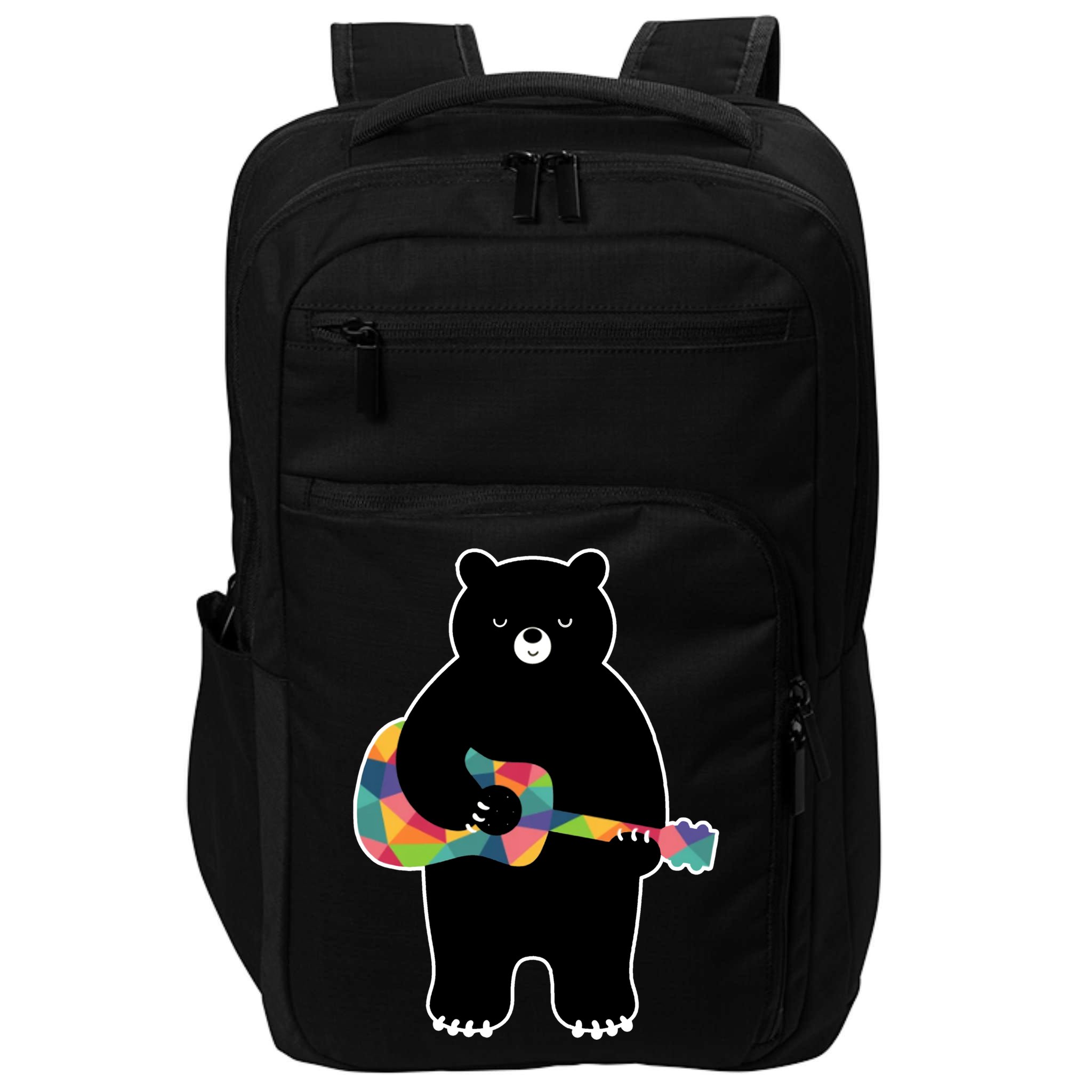 Happy Song Bear Guitar Impact Tech Backpack
