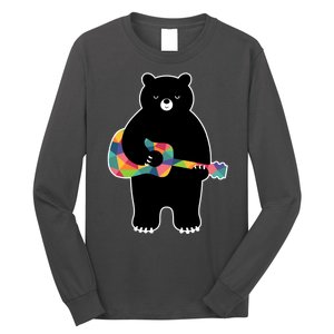 Happy Song Bear Guitar Long Sleeve Shirt