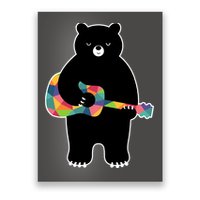 Happy Song Bear Guitar Poster