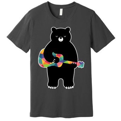 Happy Song Bear Guitar Premium T-Shirt