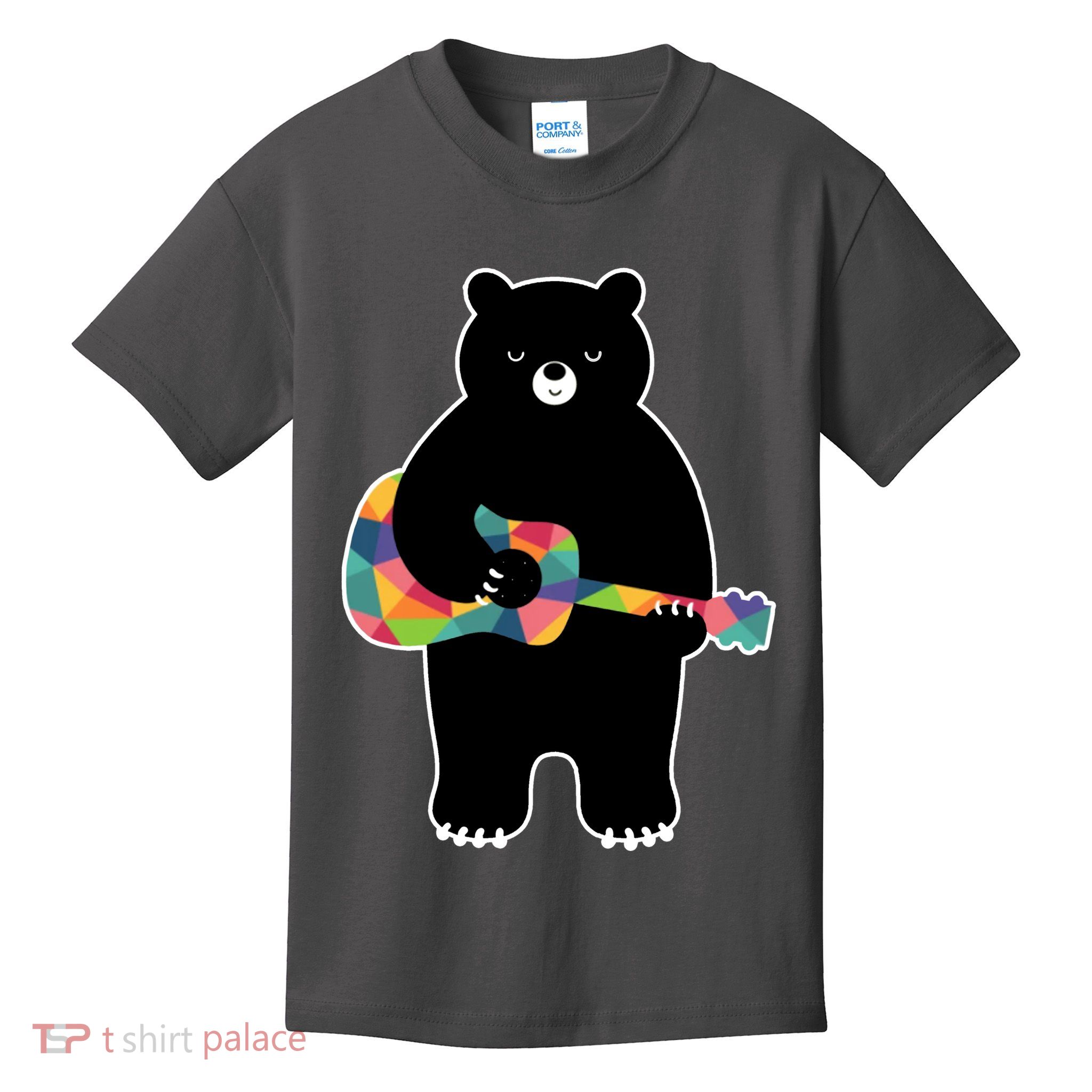Happy Song Bear Guitar Kids T-Shirt