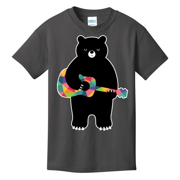 Happy Song Bear Guitar Kids T-Shirt