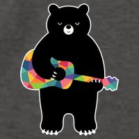 Happy Song Bear Guitar Vector Backpack