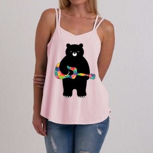 Happy Song Bear Guitar Women's Strappy Tank