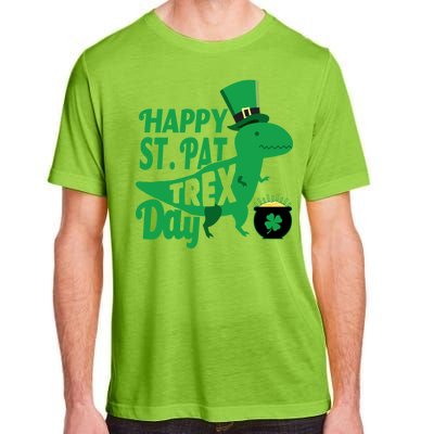 Happy St. Patrick's Pat T-Rrex Day Adult ChromaSoft Performance T-Shirt