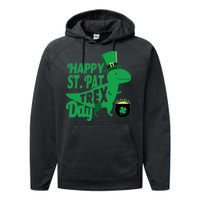 Happy St. Patrick's Pat T-Rrex Day Performance Fleece Hoodie