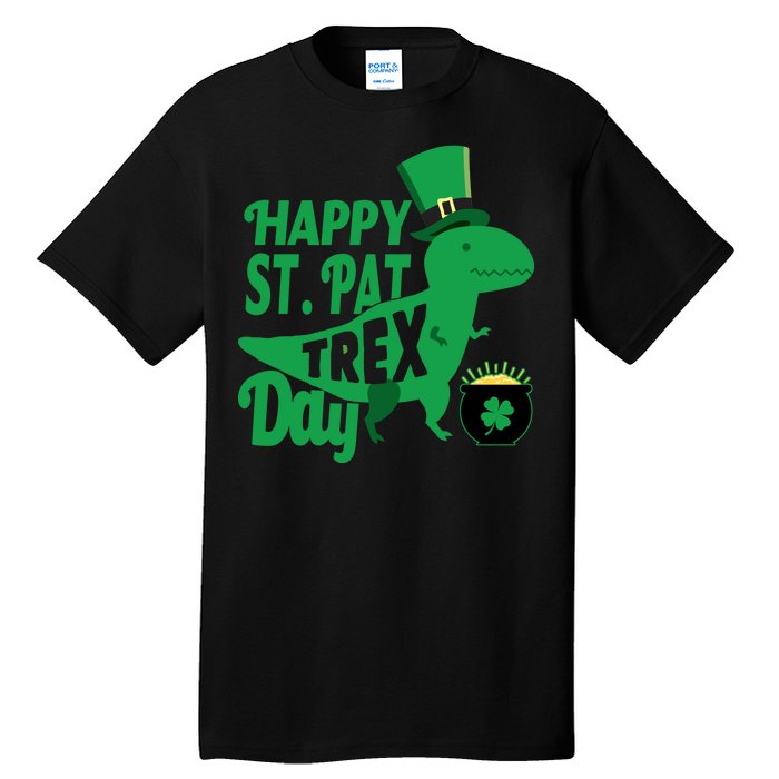 Happy St. Patrick's Pat T-Rrex Day Tall T-Shirt