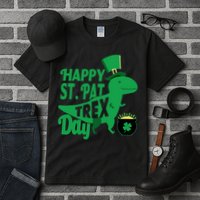 Happy St. Patrick's Pat T-Rrex Day Tall T-Shirt