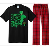 Happy St. Patrick's Pat T-Rrex Day Pajama Set