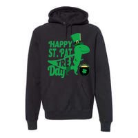 Happy St. Patrick's Pat T-Rrex Day Premium Hoodie