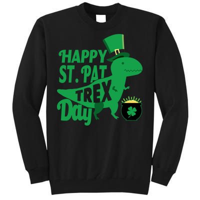 Happy St. Patrick's Pat T-Rrex Day Tall Sweatshirt