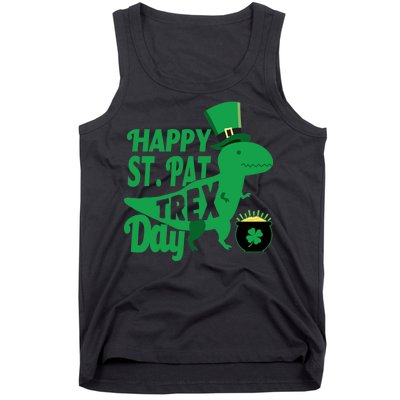 Happy St. Patrick's Pat T-Rrex Day Tank Top