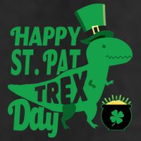 Happy St. Patrick's Pat T-Rrex Day Golf Towel