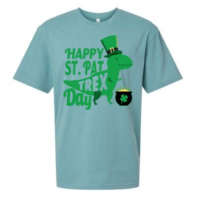 Happy St. Patrick's Pat T-Rrex Day Sueded Cloud Jersey T-Shirt