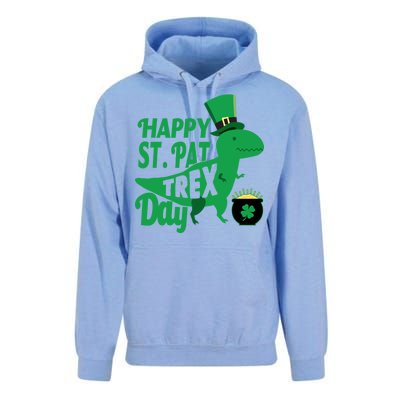 Happy St. Patrick's Pat T-Rrex Day Unisex Surf Hoodie