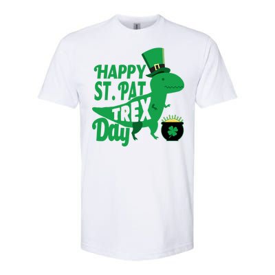 Happy St. Patrick's Pat T-Rrex Day Softstyle CVC T-Shirt