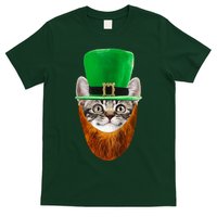 Happy St Catrick's Day Funny Cat Ginger Beard St Patrick's Day T-Shirt