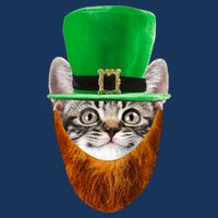 Happy St Catrick's Day Funny Cat Ginger Beard St Patrick's Day Infant Baby Jersey Bodysuit