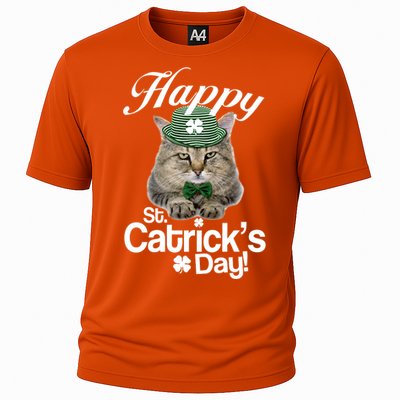 Happy St Catrick's Day Irish Cat Cooling Performance Crew T-Shirt