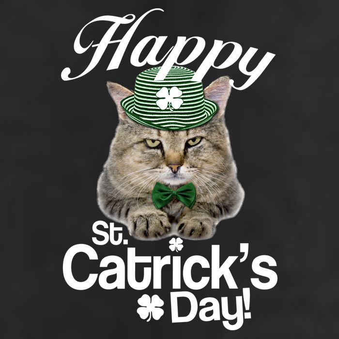 Happy St Catrick's Day Irish Cat Cool Comfort Performance Bucket Hat