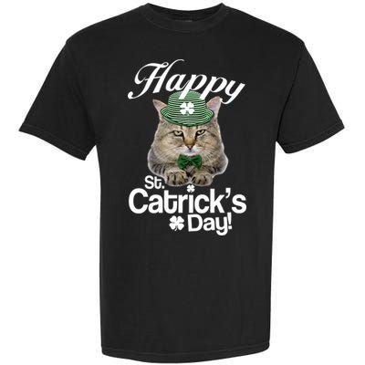 Happy St Catrick's Day Irish Cat Garment-Dyed Heavyweight T-Shirt