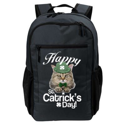 Happy St Catrick's Day Irish Cat Daily Commute Backpack