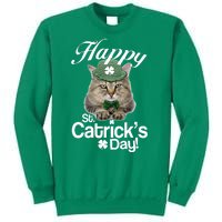 Happy St Catrick's Day Irish Cat Sweatshirt