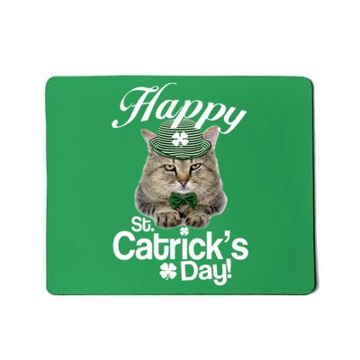 Happy St Catrick's Day Irish Cat Mousepad