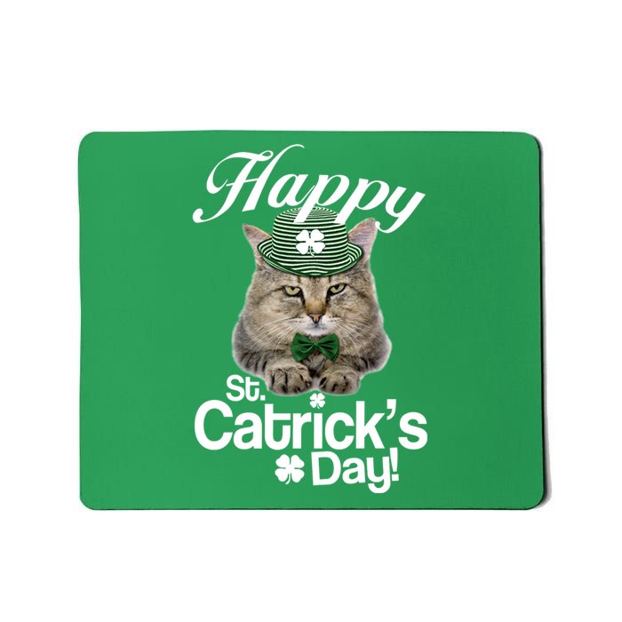 Happy St Catrick's Day Irish Cat Mousepad