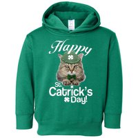 Happy St Catrick's Day Irish Cat Toddler Hoodie