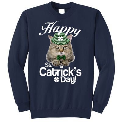 Happy St Catrick's Day Irish Cat Tall Sweatshirt