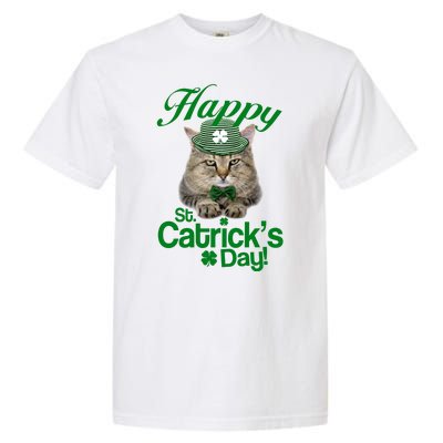 Happy St Catrick's Day Irish Cat Garment-Dyed Heavyweight T-Shirt