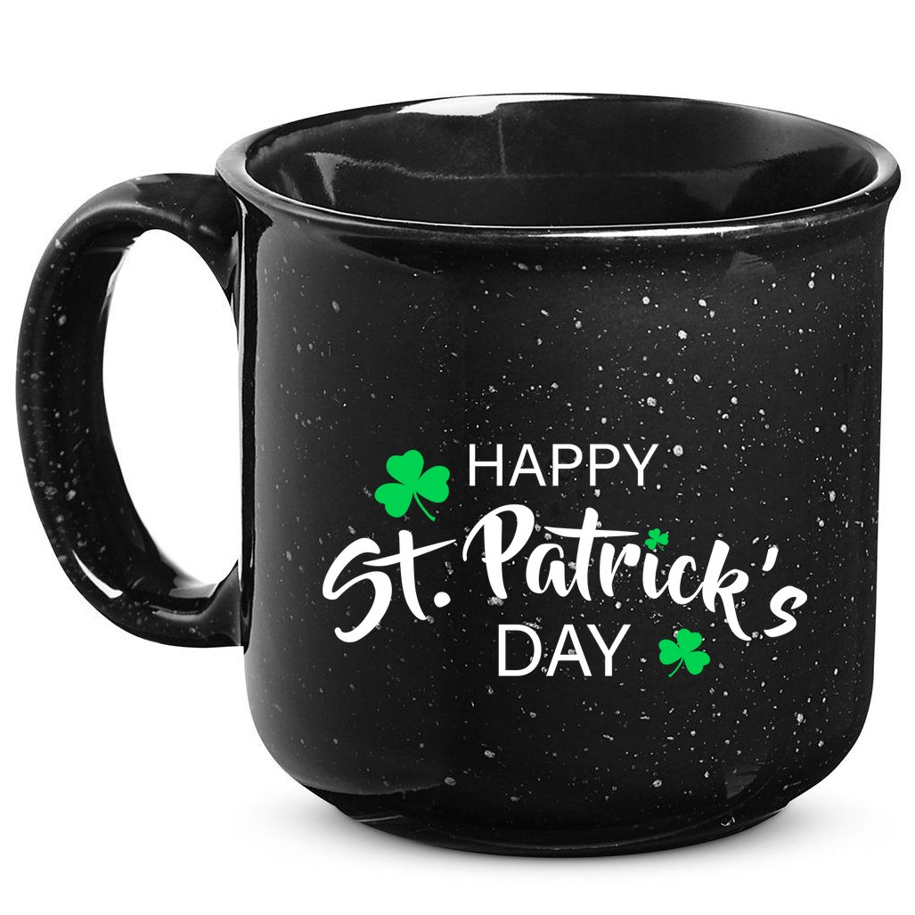 Happy St.Patrick's Day 15oz Campfire Ceramic Mug