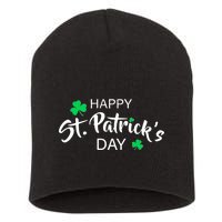 Happy St.Patrick's Day Short Acrylic Beanie