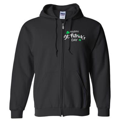 Happy St.Patrick's Day Full Zip Hoodie