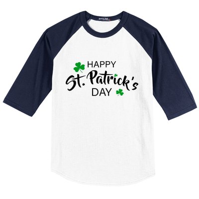 Happy St.Patrick's Day Baseball Sleeve Shirt