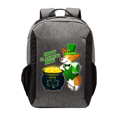 Happy St Patrick's Day Corgi Vector Backpack