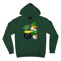 Happy St Patrick's Day Corgi Hoodie