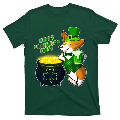 Happy St Patrick's Day Corgi T-Shirt